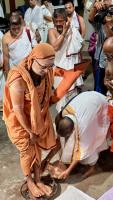 Arrival at Shri Vishweshwara Venugopala Temple, Karkala (11 Feb 2025)